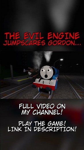 Gordon gets JUMPSCARED by James's Evil Twin #thomas #thomasthetrain #crash #jumpscare #scary #crash