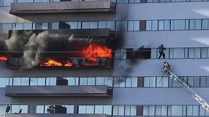 Los Angeles High-Rise That Caught Fire Lacked Sprinklers