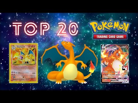 Top 20 RAREST Charizard Pokemon Cards 🔥