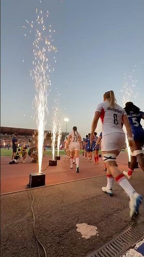 A special walkout for the Red Roses