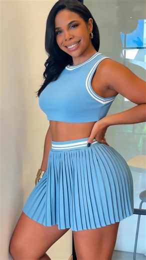 American-style hot girl sportswear set #set #ootd #fashiontrend #y2k #party