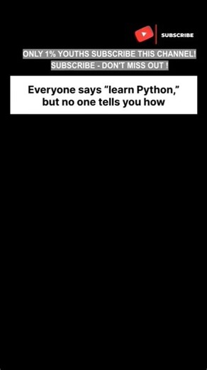 Learn Python in the Right Way 🚀 (Roadmap) #python #students #roadmap #shorts #viral 🔥🔥