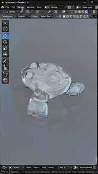 How to make Glass Material in Blender #3d #blenderrender3d #3danimation #blender #blenderstudio