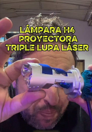 Lámpara LED láser triple lupa: potencia y calidad