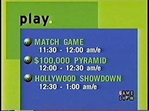 GSN next bumper, 2001