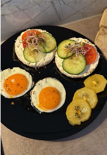 Low calories breakfast 🤍 #brekkie #foodie #healthy #goodfood