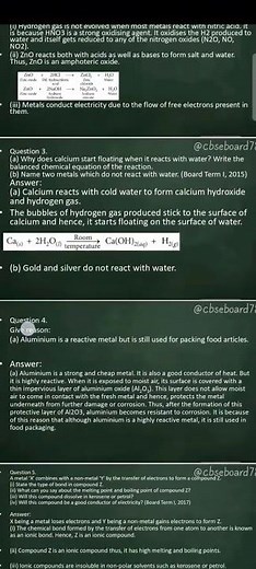 "Class 10 Science 🔥 Metals & Non-Metals Most Important Q&A | Free PDF Download 📘 #class10 #science"
