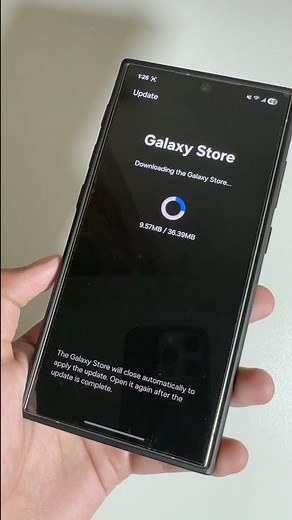 Galaxy S24 ultra got New Galaxy Store & Apps Update!