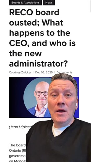 RECO’s board has been removed and a new administrator is in place. Hopefully this leads to agents finally getting paid for their hard work and the government stepping in to fix this issue once and for all. #RealEstateNews #OntarioRealEstate #RECO #RealEstateAgents #RichardRobbins #dougford | Richard Robbins