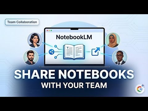 How to Share Your Notebook with Your Team | Google NotebookLM |