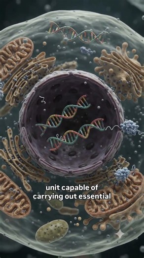 What makes a cell the basic unit of life? #cellbiology #cell