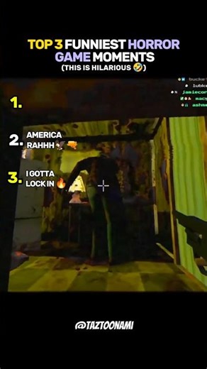 Top 3 Funniest Horror Game Moments 😭💀 (🤣 Hilarious Moments 🔫) #funny #gaming #gameplay #horror