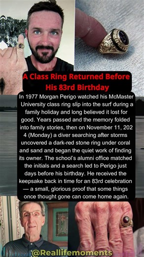 A Class Ring Returned Before His 83rd Birthday #miracle