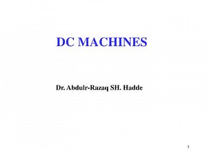 DC MACHINES - SlideServe