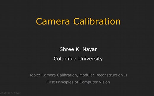 【计算机视觉】相机标定/双目测距/Camera Calibration