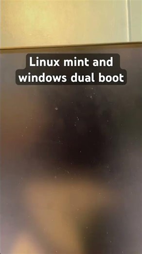Dual boot#windows #linuxmint #linux #dualboot