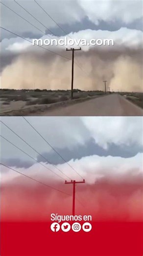 La espectacular tormenta de arena en Bahía de Kino, Sonora