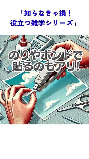 ホチキスの芯がない！？今すぐできる応急処置！ #誰かに教えたくなる雑学 #雑学