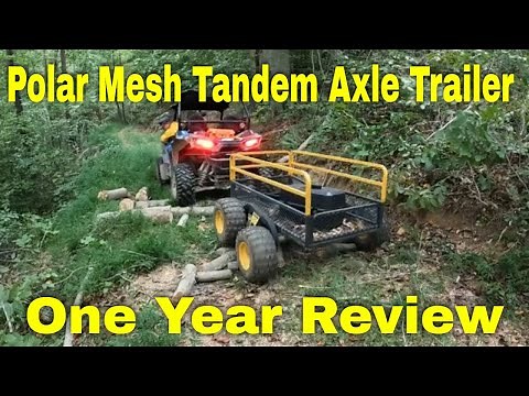 Polar Mesh Tandem Axle Trailer One Year Review (HDM1400TA) #265