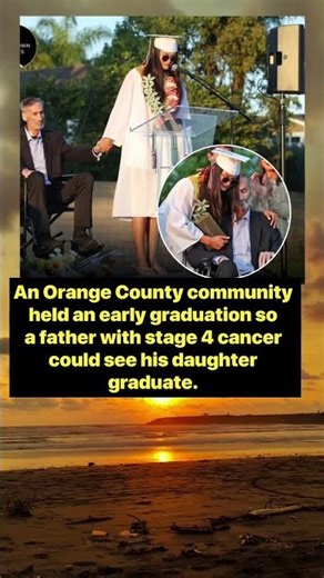Community Holds Early Graduation Ceremony for Father with Stage 4 Cancer