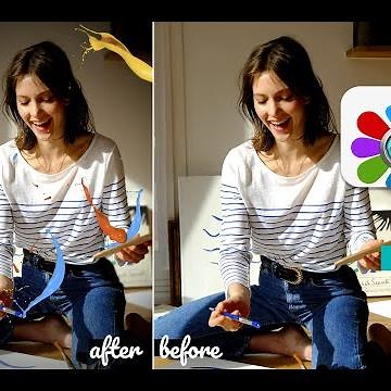 New editing idea with Paints at Photo Studio | How to create Art photo | Tutorial