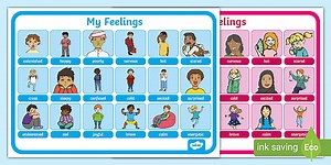 My Feelings Word Mat