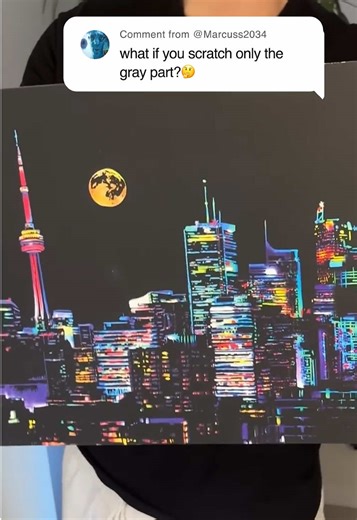 Scratching the gray lines or black background?🤷‍♂️ | scratch art paper