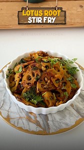 Lotus root stir fry recipe | Jeyashri's Kitchen