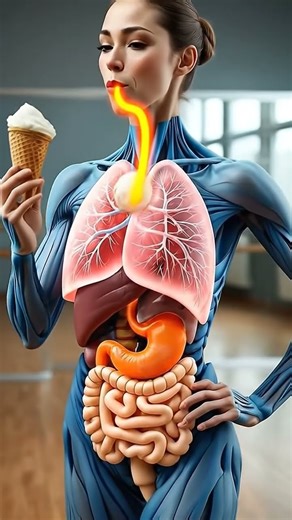 How Ice Cream Affects Your Body | 3D Digestive System Breakdown