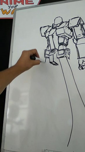 Drawing Anime Robots: Blocks, Curves, and Shading Tutorial