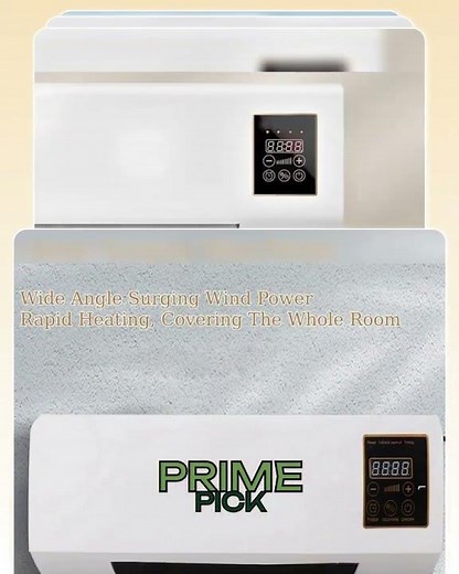 𝓓rumstone (𝟏𝟔 𝐘𝐄𝐀𝐑 𝐖𝐀𝐑𝐑𝐀𝐍𝐓𝐘) Indoor Wall Heater 1500W – Quiet Operation, 8H Timer, Air Conditione...