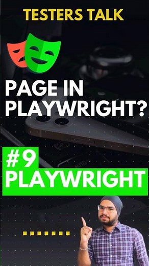 #9 What is Page in Playwright? |Playwright Automation Tutorial #playwright #testing #e2e