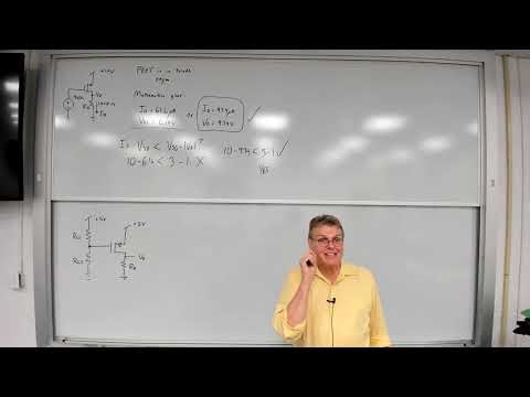 Electronics - Lecture 12: MOSFET design examples, BJTs, forward active operation of a BJT