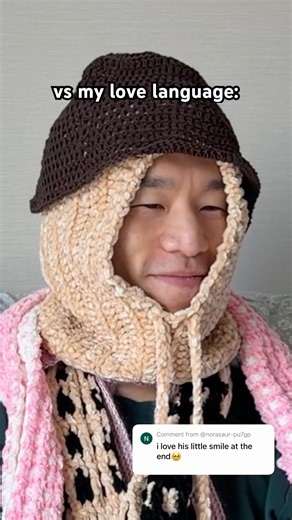 His love language vs mine #crochet #diy