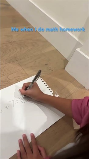 Cousin crew me when I do math homework