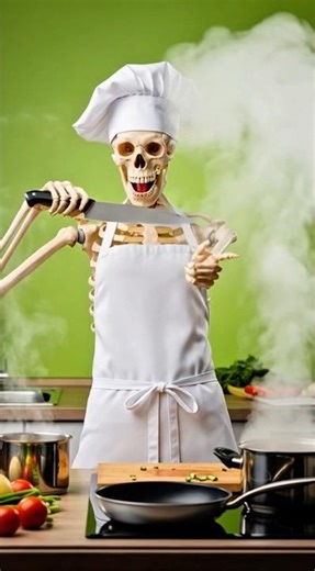 Skeleton text food #shortvideo #food #video