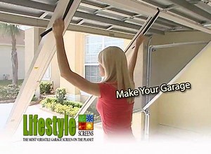 8.8K views · 58 reactions | Lifestyle Garage Screen Doors work with your existing garage door to create the ultimate pest-free sace on demand! Call us at 678-926-9700 and we will put you in touch with a local dealer near you. | Lifestyle Screens | Facebook