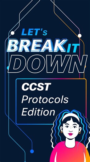 Learn with Cisco on Instagram: "🎯 Let's Break it Down: Network Protocols Whether you are preparing for the CCST Networking exam or want to become a network professional, understanding network protocols is essential. Yasmeen Seddeek, Junior Technical Advocate, breaks down: ✅ What Protocols Are ✅ Common Network Protocols ✅ Why Protocols Matter Each protocol plays a distinct role in how data moves across networks. With this in mind, understanding the key functions of different protocols can