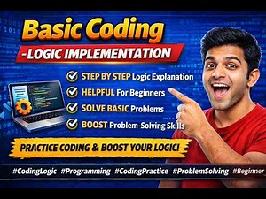 💻 Basic Coding Questions – Logic Implementation | Beginner Friendly Practice