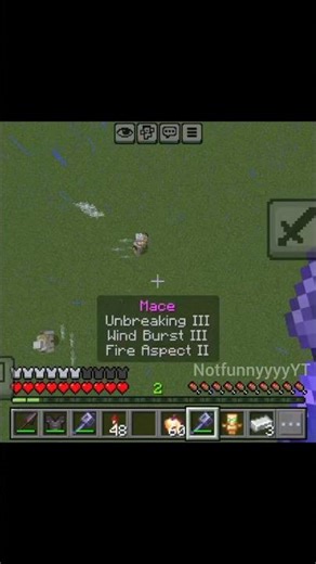 Tutorial for mace pvp#minecraft #pvp #turorial #macepvp #notfunnyyyyYT #keoaep ##pratyzmc