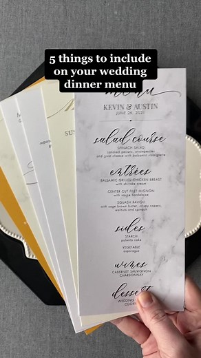 Perfect Wedding Dinner Menus: Tips and Ideas for a Memorable Meal