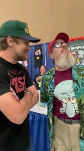 Nigel King on Instagram: "When Rodger Bumpass challenges you to a squid-off you accept. come see me fight September 16th on Breakout Boxing!!! Streamed live!! #fyp #spongebob #squidward #impressions #comedy"