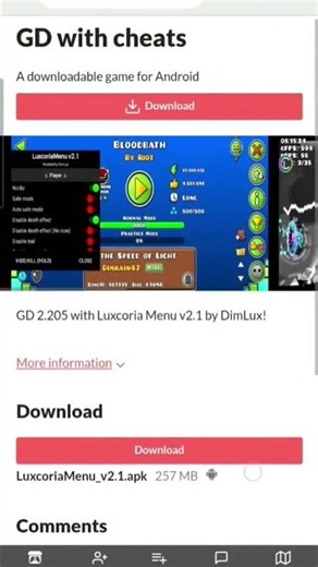 here how to get mod for gd