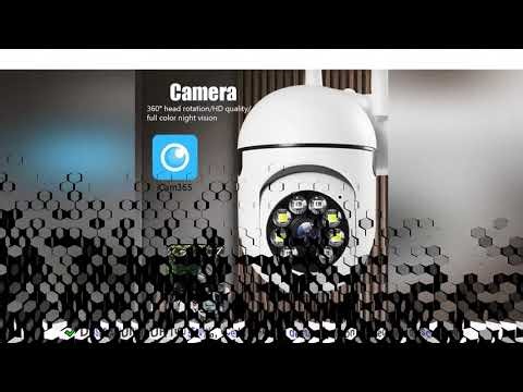 iCam365 2MP Wireless Security Surveillance Camera 1080P Wifi IP Camera Outdoor AI Human Tracking Two