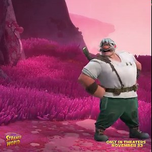 The newest member of the crew? SPLAT. See more of the Clades and their newest sidekick in the Thanksgiving movie event, Disney's #StrangeWorld, only in theaters beginning November 23! | Walt Disney Animation Studios