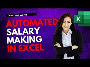 Excel Salary Sheet with Attendance & Payslip | Automated Payroll System