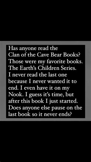 Loved These Books 📚 Clan of the Cave Bear 📚 Earths Children