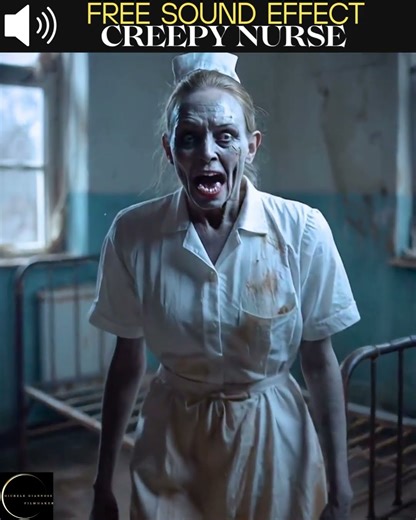 CREEPY NURSE SCARY SOUND EFFECT #horrorsounds #freesoundeffects #effettisonori #creepysounds #paura