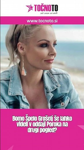 Bomo Špelo Grošelj še lahko videli v oddaji Poroka na drugi pogled?