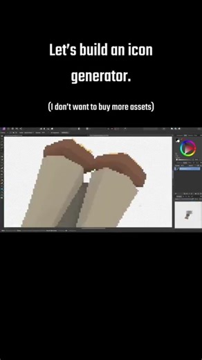 I created a system to generate assets for my game